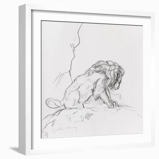 Lion-Gustave Moreau-Framed Giclee Print