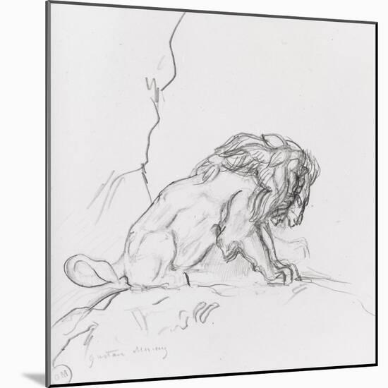 Lion-Gustave Moreau-Mounted Giclee Print