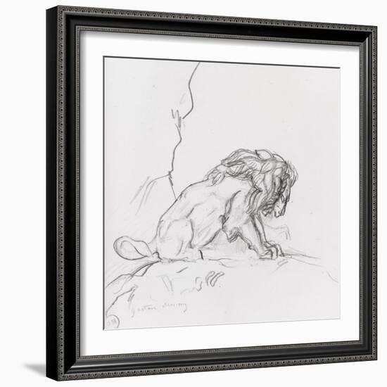 Lion-Gustave Moreau-Framed Giclee Print