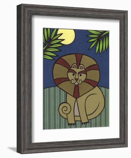 Lion-Denny Driver-Framed Giclee Print