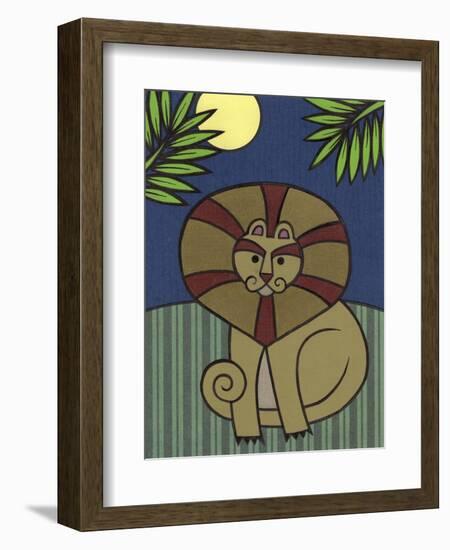 Lion-Denny Driver-Framed Giclee Print