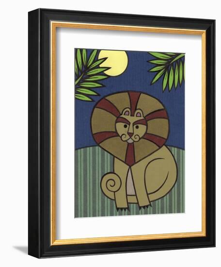 Lion-Denny Driver-Framed Giclee Print