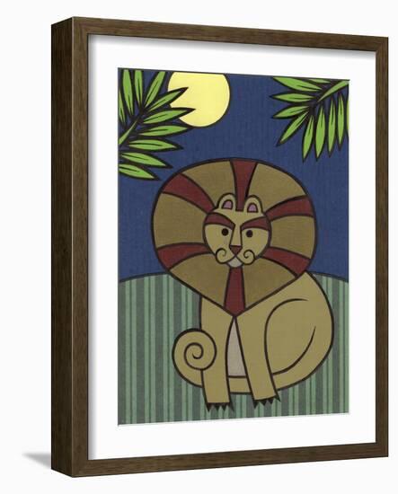 Lion-Denny Driver-Framed Giclee Print