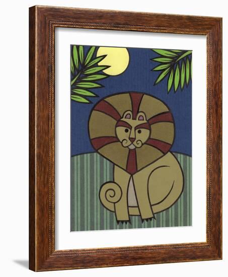 Lion-Denny Driver-Framed Giclee Print