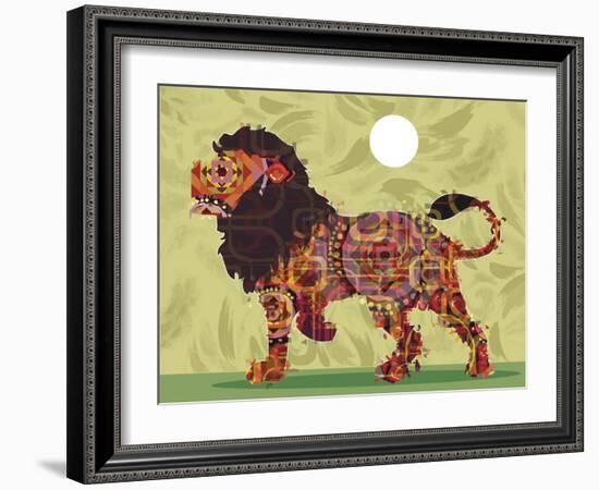 Lion-Teofilo Olivieri-Framed Giclee Print