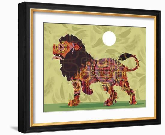 Lion-Teofilo Olivieri-Framed Giclee Print