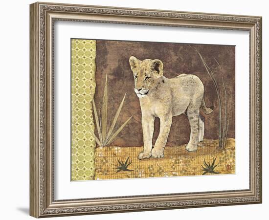 Lionceau-Gwenaëlle Trolez-Framed Art Print