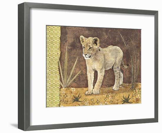 Lionceau-Gwenaëlle Trolez-Framed Art Print