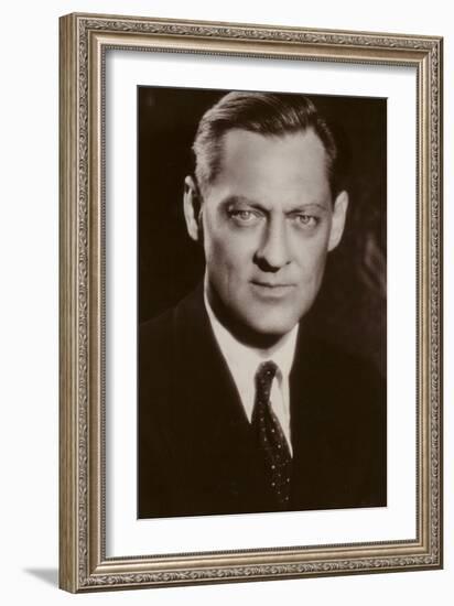 Lionel Barrymore, American Actor and Film Star-null-Framed Photographic Print