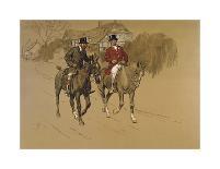 The Welsh Guard's Polo Team-Lionel Edwards-Framed Premium Giclee Print