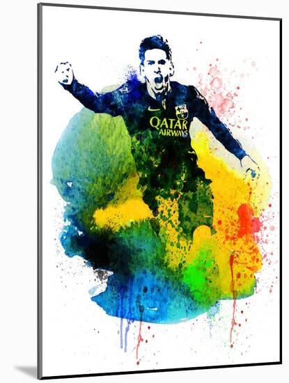 Lionel Messi I-Jack Hunter-Mounted Art Print