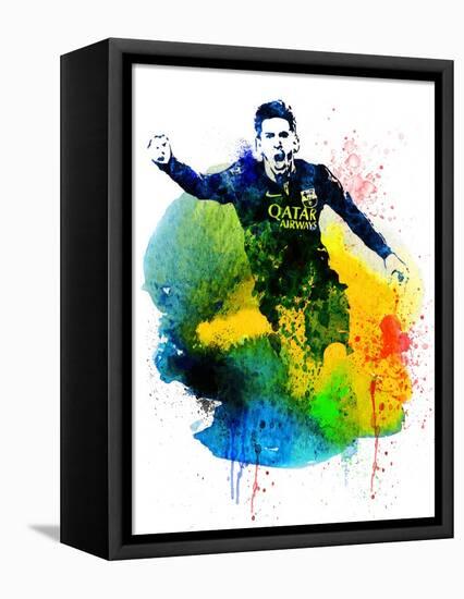 Lionel Messi I-Jack Hunter-Framed Stretched Canvas