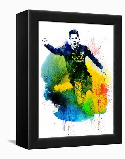 Lionel Messi I-Jack Hunter-Framed Stretched Canvas