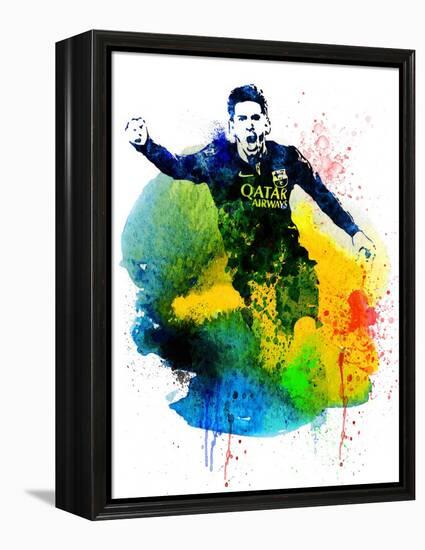 Lionel Messi I-Jack Hunter-Framed Stretched Canvas