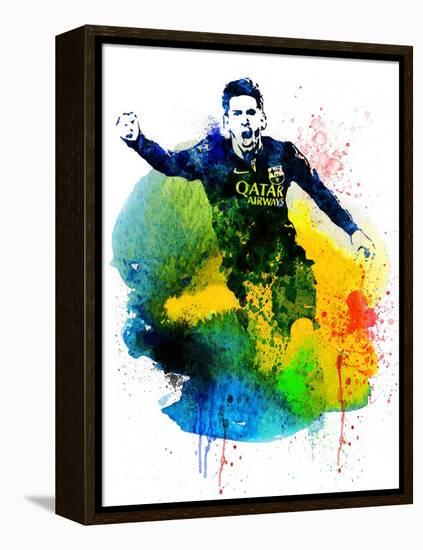 Lionel Messi I-Jack Hunter-Framed Stretched Canvas