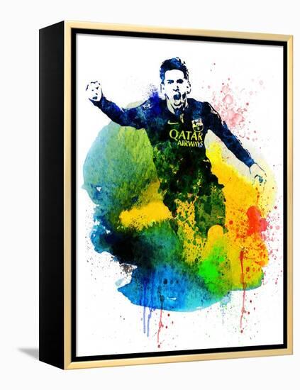 Lionel Messi I-Jack Hunter-Framed Stretched Canvas