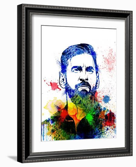 Lionel Messi-Jack Hunter-Framed Art Print