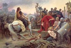 Vercingetorix Throws Down His Arms at the Feet of Julius Caesar, 1899-Lionel Noel Royer-Giclee Print