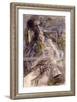Lionel Playing, 1960-Evelyn Williams-Framed Giclee Print