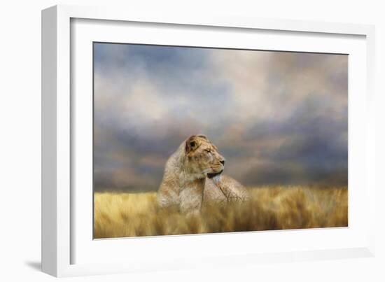 Lioness after the Storm-Jai Johnson-Framed Giclee Print