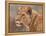 Lioness Portrait-David Stribbling-Framed Stretched Canvas