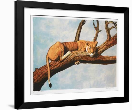 Lioness Sambaru-Caroline Schultz-Framed Collectable Print