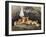 Lioness with Cubs-Harro Maass-Framed Giclee Print