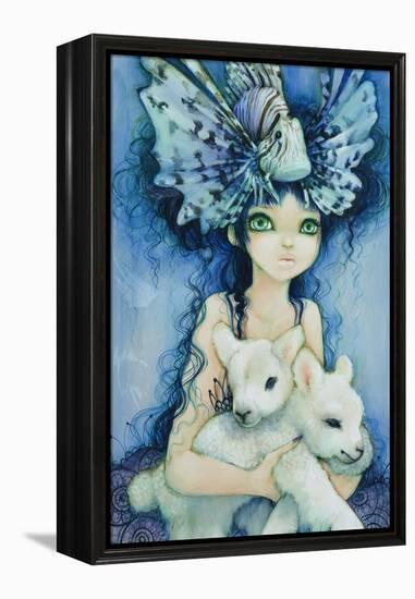 Lions and Lambs-Camilla D'Errico-Framed Stretched Canvas