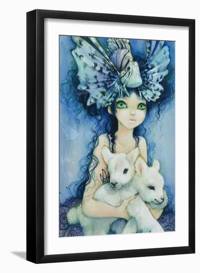 Lions and Lambs-Camilla D'Errico-Framed Art Print