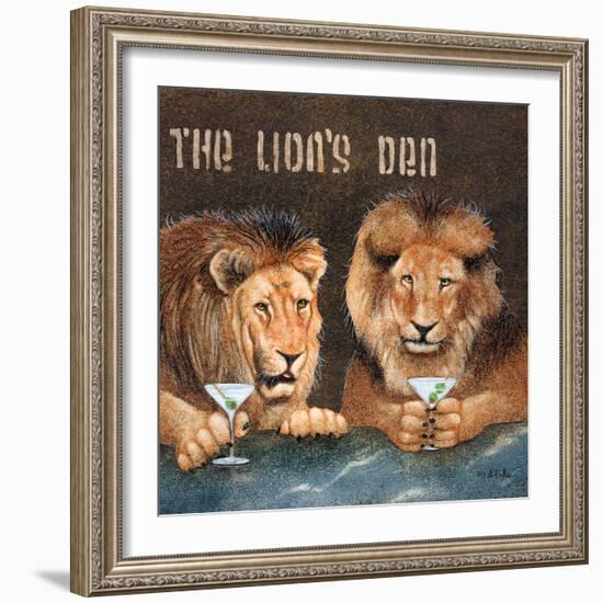 Lions Den-Will Bullas-Framed Giclee Print