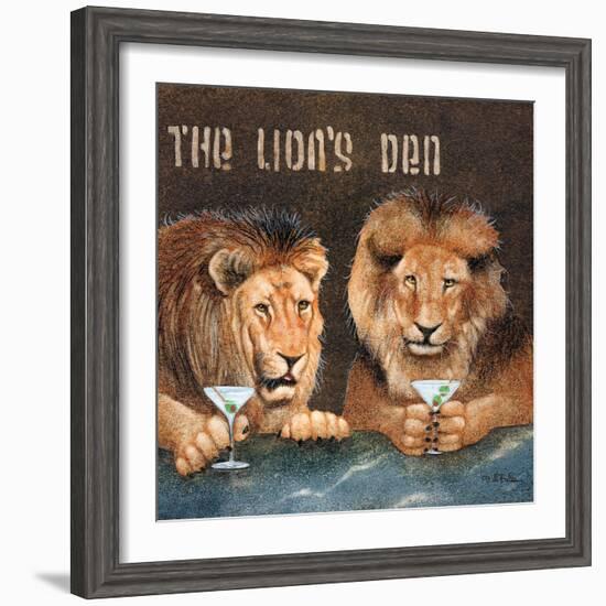 Lions Den-Will Bullas-Framed Giclee Print