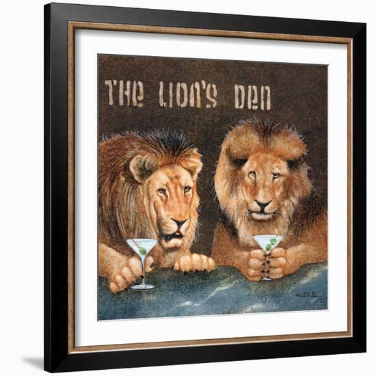 Lions Den-Will Bullas-Framed Giclee Print