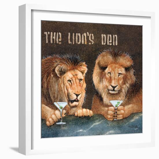 Lions Den-Will Bullas-Framed Giclee Print