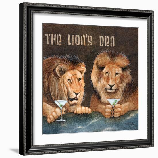 Lions Den-Will Bullas-Framed Giclee Print