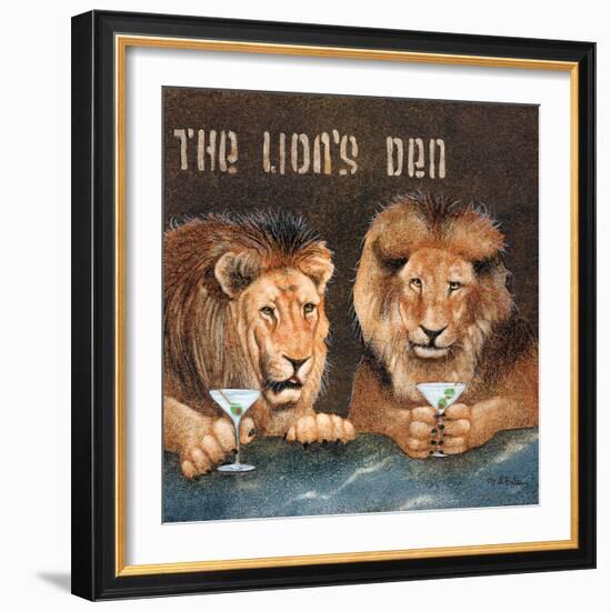 Lions Den-Will Bullas-Framed Giclee Print