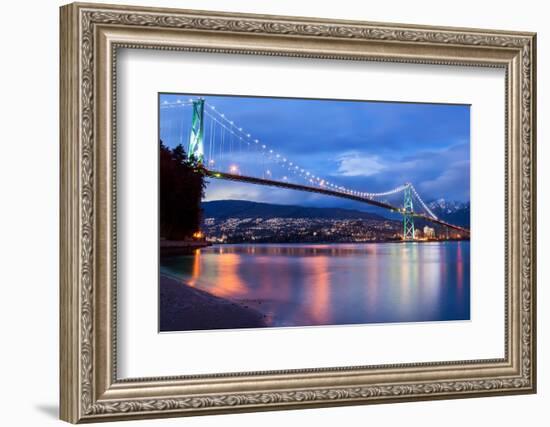 Lions Gate at Dusk-JamesWheeler-Framed Photographic Print