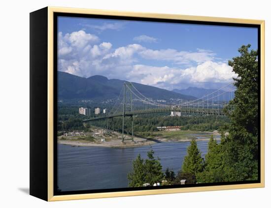 Lions Gate Bridge, Vancouver, British Columbia, Canada, North America-Harding Robert-Framed Premier Image Canvas