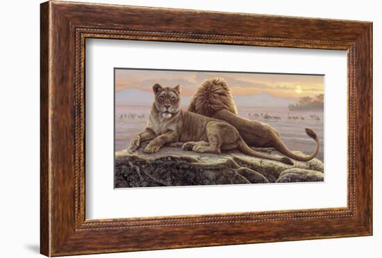 Lions of the Mara-Kalon Baughan-Framed Art Print