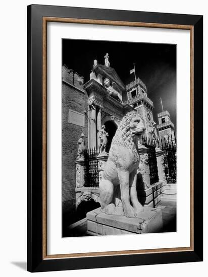 Lions Outside Tne Gates of the Arsenale-Simon Marsden-Framed Giclee Print