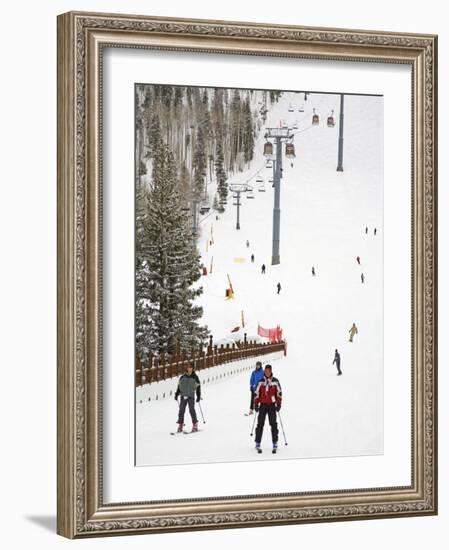 Lionshead Village Ski Run, Vail Ski Resort, Rocky Mountains, Colorado, USA-Richard Cummins-Framed Photographic Print