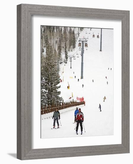 Lionshead Village Ski Run, Vail Ski Resort, Rocky Mountains, Colorado, USA-Richard Cummins-Framed Photographic Print