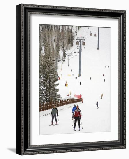 Lionshead Village Ski Run, Vail Ski Resort, Rocky Mountains, Colorado, USA-Richard Cummins-Framed Photographic Print