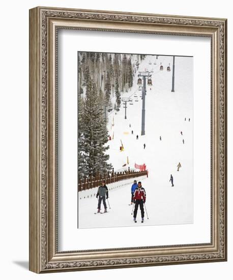 Lionshead Village Ski Run, Vail Ski Resort, Rocky Mountains, Colorado, USA-Richard Cummins-Framed Photographic Print