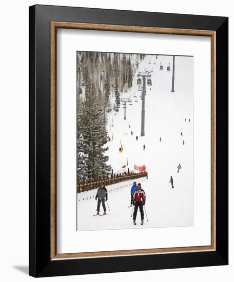 Lionshead Village Ski Run, Vail Ski Resort, Rocky Mountains, Colorado, USA-Richard Cummins-Framed Photographic Print