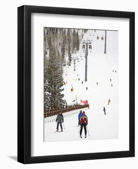 Lionshead Village Ski Run, Vail Ski Resort, Rocky Mountains, Colorado, USA-Richard Cummins-Framed Photographic Print