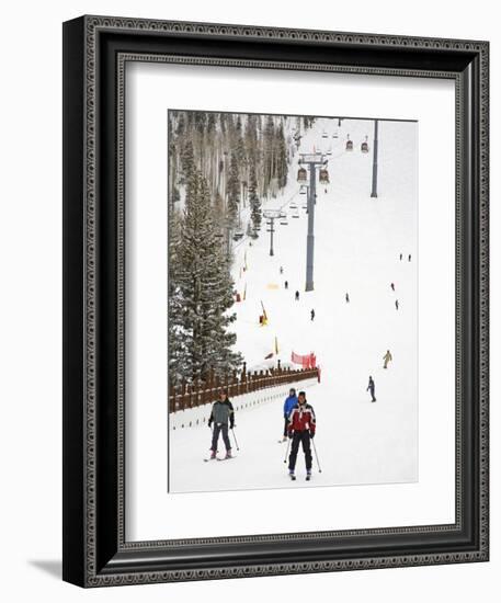 Lionshead Village Ski Run, Vail Ski Resort, Rocky Mountains, Colorado, USA-Richard Cummins-Framed Photographic Print