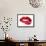 Lip Bite-Enrico Varrasso-Framed Stretched Canvas displayed on a wall