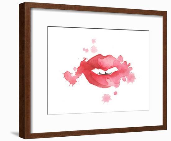 Lip Splash-Alicia Zyburt-Framed Art Print