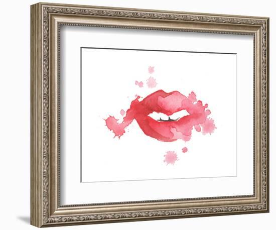 Lip Splash-Alicia Zyburt-Framed Premium Giclee Print