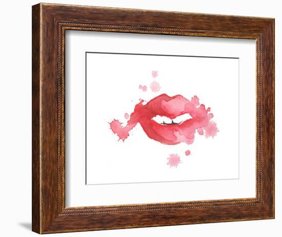 Lip Splash-Alicia Zyburt-Framed Premium Giclee Print